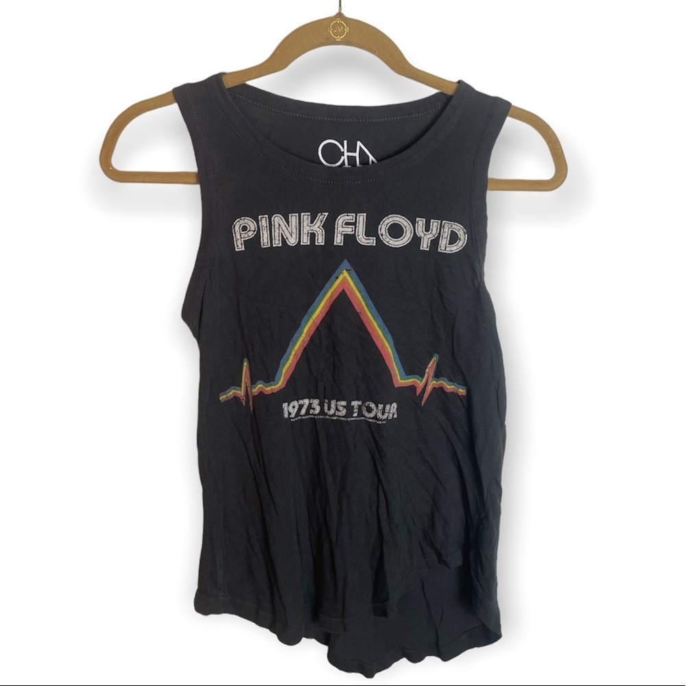 Pink Floyd Dark Gray Graphic Band Tank Top Size XS